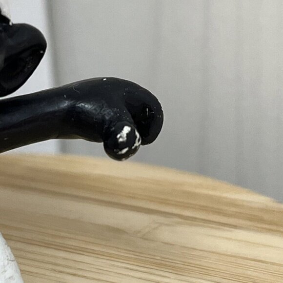 Vintage Smurfs Angry Smurf Black Teeth Figure Peyo Figurine red eye 20007 - Picture 6 of 10